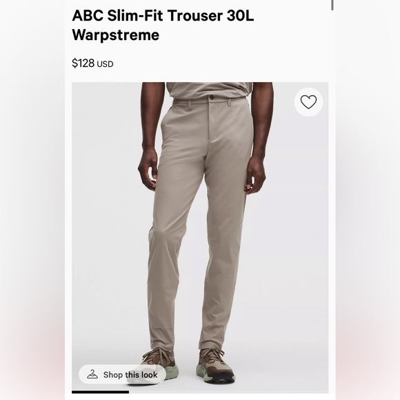 Lululemon Men’s ABC slim pants - Picture 1 of 4